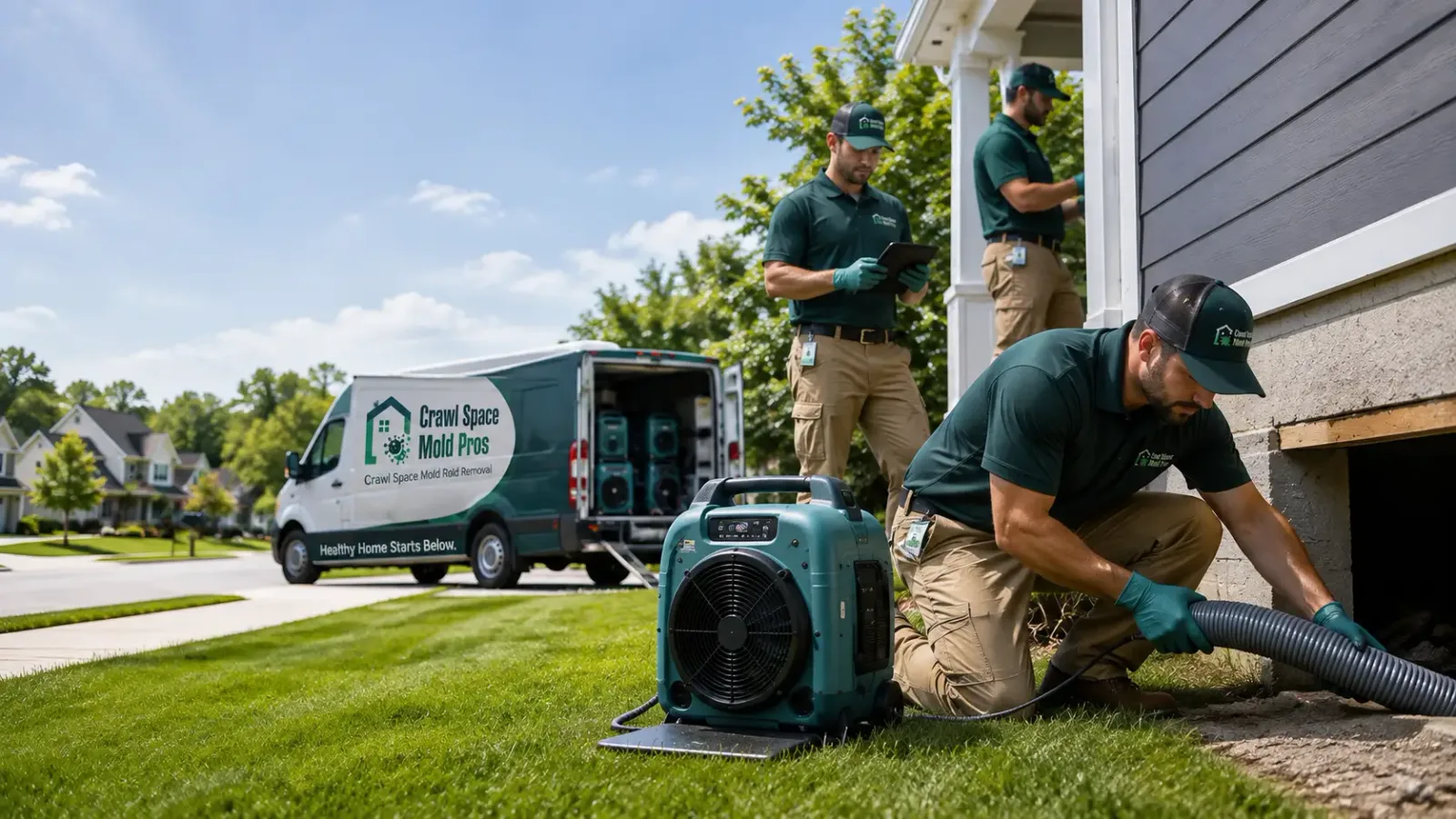 Crawl Space Mold Removal in Thayer, IL
